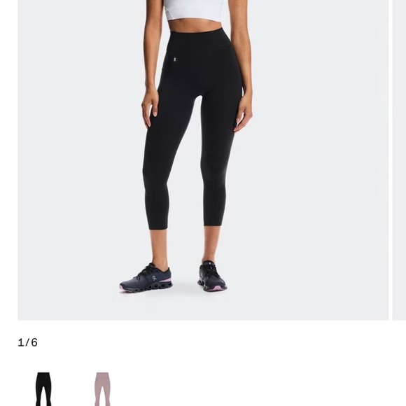 On Clouds Pants - On clouds Black Leggings M